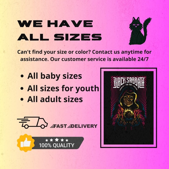 Band rock T-shirt | Skull Crystal Ball Graphic Tee | Mystical Psychic T-Shirt - Picture 2 of 10